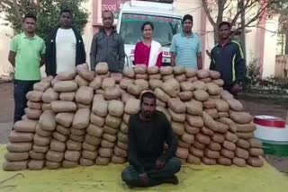 huge quantity of cannabis seized from subarnapur