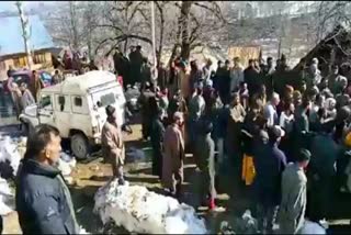 Landslide in Damhal Hanjipora