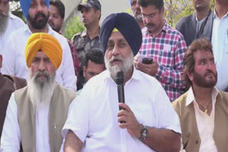 Sukhbir Singh Badal arrived Jalandhar, Spoke against the Punjab government