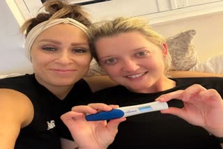 Sarah Taylor Diana pregnancy  sarah taylor announces partner pregnancy  sarah taylor partner diana  diana pregnancy  सारा टेलर पार्टनर डायना  Danial Wyatt pregnancy  डेनियल वैट प्रेग्नेंसी न्यूज  सारा टेलर समलैंगिक पार्टनर