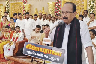 Etv Bharat திருமண விழாவில் பேசிய வைகோ