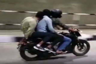Girl complaint of boys on twitter, police in action arrested the three bike riders