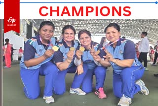 India won gold in Asian Lawn Ball Championship