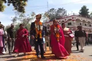 mandla bride police team gave passionate farewell