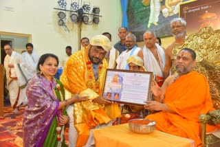 vardhanti utsava in Raghavendra Swamy Mutt Raichur