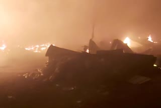 fire broke out in sector 138 slums in Noida
