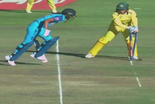 Harmanpreet Kaur run out