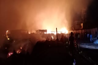 Massive fire in Guwahati