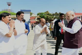 Home Minister Amith Sha met State BJP leaders