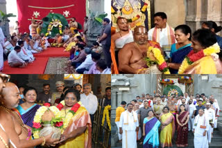 Yadadri Lakshminarasimha Swamy was the governor who visited them
