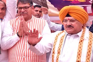 JP Nadda in Hanumangarh