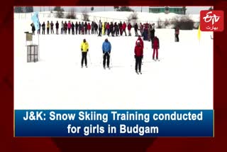 Snow Skiing Training conducted for girls in Budgam Yusmarg