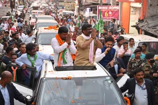 Chief Minister Hemant Soren road show in Ramgarh