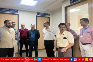 Health Minister Keshav Mahanta visits Guwahati AIIMS