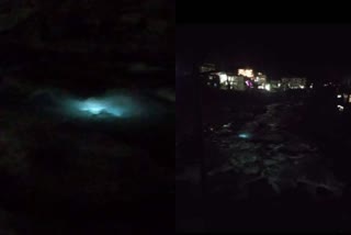 Light seen on Parvati river in Manikaran