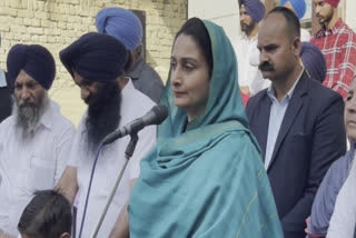 MP Harsimrat Kaur Badal in Mansa said Shiromani Akali Dal is being maligned