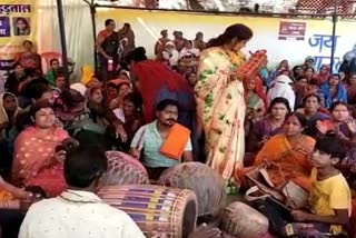 Anganwadi workers protest in bemetara