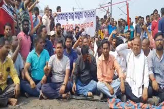 public protest in angul