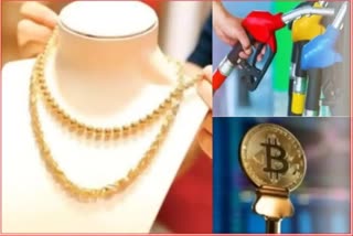 Today Petrol Diesel Gold Silver  Cryptocurrency Price