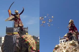 groom ride on elephant