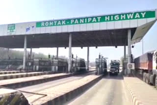 Panipat rohtak highway toll tax rate NHAI reduced rates of toll plazas in panipat latest news