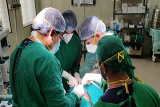 Rare surgery at NRS Hospital