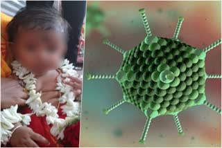 family members claim nine month old child died by Adenovirus in Hooghly