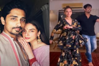 Aditi Rao Hydari Siddharth groove to viral Tum Tum song