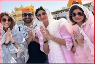 Shilpa Shetty at Golden Temple