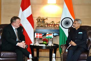 Jaishankar with the Danish Foreign Minister