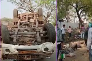 Road Accident News : અકલતરાના મીની માતા ચોકમાં પલટી પીક અપ વાન, 9 મજૂર ઇજાગ્રસ્ત