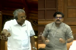 LIFE MISSION BRIBERY CASE  Verbal war in kerala Assembly  Pinarayi Vijayan vs Mathew Kuzhalnadan  മാത്യു കുഴൽനാടൻ  പിണറായി വിജയൻ  കേരള നിയമസഭ  നിയമസഭയിൽ പോരടിച്ച് മുഖ്യമന്ത്രിയും കുഴൽനാടനും  Pinarayi Vijayan  Mathew Kuzhalnadan  സ്വപ്‌ന സുരേഷ്  നിയമസഭയിൽ മുഖ്യമന്ത്രി  സഭയിൽ വാക്‌പോര്  കുഴല്‍നാടന്‍  ലൈഫ് മിഷൻ  പി രാജീവ്