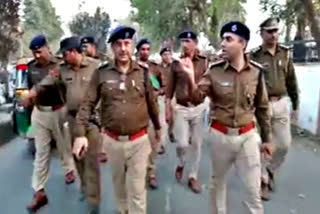 traffic jam in ballabhgarh police inspection in ballabhgarh faridabad latest news