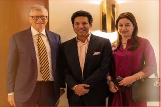 Sachin and Bill Gates