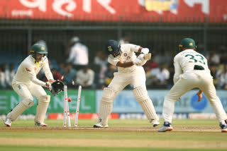 India vs Australia 3rd Test Day 1 ETV BHARAT