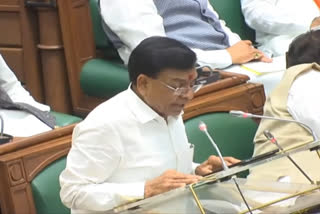 Madhya Pradesh Finance Minister Jagdish Devda presents state Budget in the Assembly