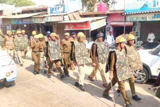 police flag march in Pingawan of Nuh Bhiwani Bolero incident Nasir-Junaid murder case Nuh latest news