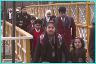 Schools reopen after long winter vacation in Kashmir valley