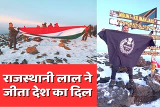 Barmer son Kailash Singhal created history, hoisted 151 feet indian flag