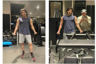 Telugu star Mahesh Babu takes to Instagram to show off his biceps on 'Arm Day'