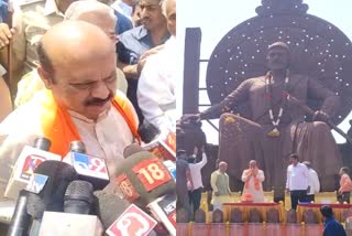 Etv cm-basavaraja-bommai-unveils-shivaji-statue-at-belagavi