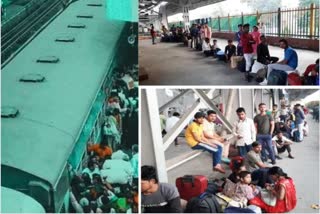 Surat Railway News : હોળી પર્વ પર વતન જવા ટ્રેન ટિકિટ પામવા પરપ્રાંતીયો લગાવી રહ્યાં છે 24 કલાકની લાઇન