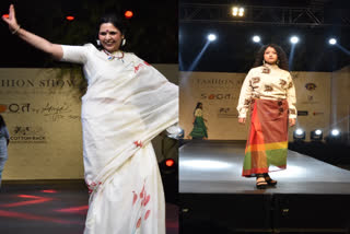 Doctor designs designer clothes and walked the ramp in Jaipur
