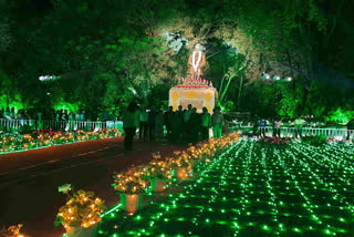 Jamshedpur decked up for JN Tata's birth anniversary, Jubilee park illuminates in colorful lights