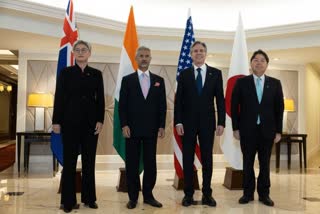 Etv Bharatquad foreign ministers meeting today 3 March 2023 in New Delhi Japan FM Hayashi US secretary of State Antony Blinken