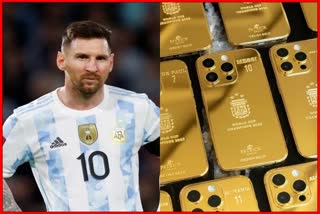 Lionel Messi Gifts Gold iPhone