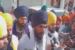Amritpal Singh reached Amritsar to pay obeisance