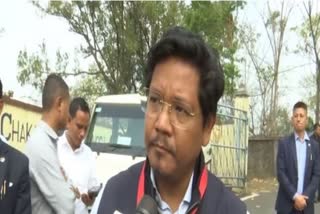 NPP chief Conrad K Sangma