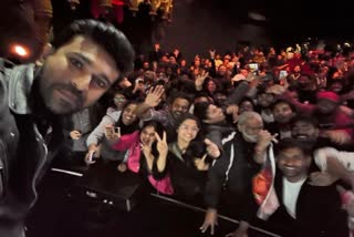 Ram Charan and audience in us