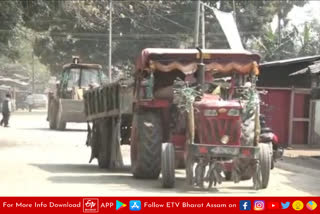 Vehicle used for digging land seized in Majuli